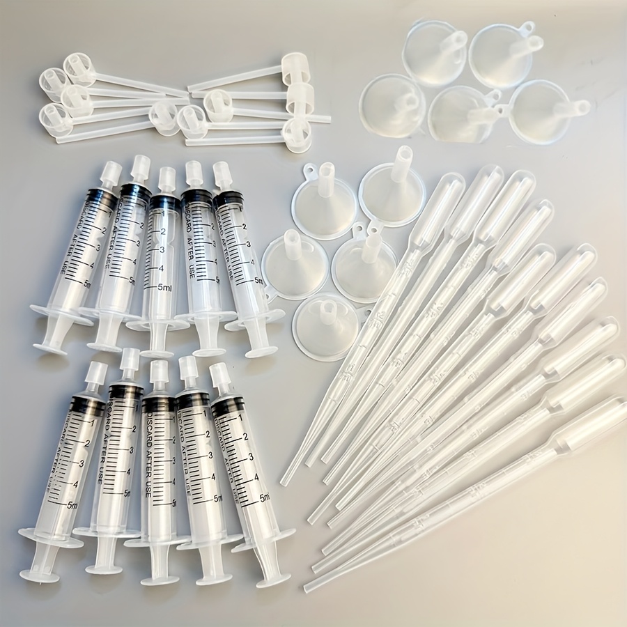 Perfume Travel Set - 40-piece perfume refill set: funnel, dropper,