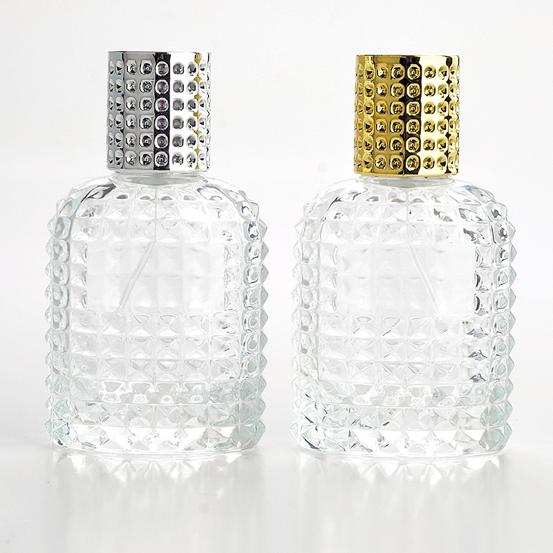 Perfume Fragrance World Qahwa - 30ml 50ML Transparent Glass Perfume Bottle