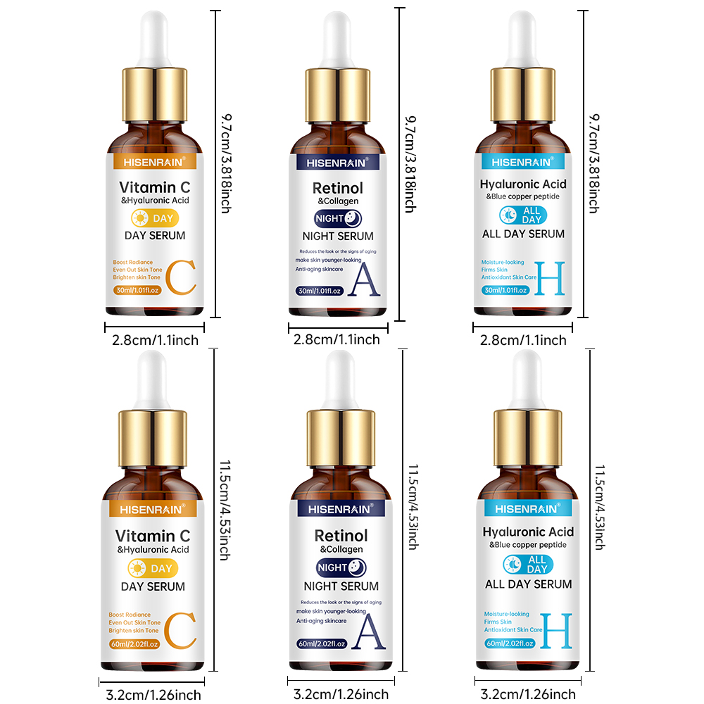 HISENRAIN Vitamin C + Retinol  - огляд і ціна The Ordinary Serum Hyaluronic Acid