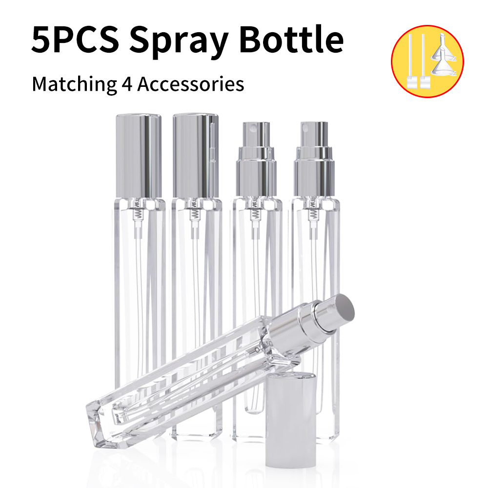 5-Piece Cologne Atomizer Empty - огляд і ціна Perfume Travel Set
