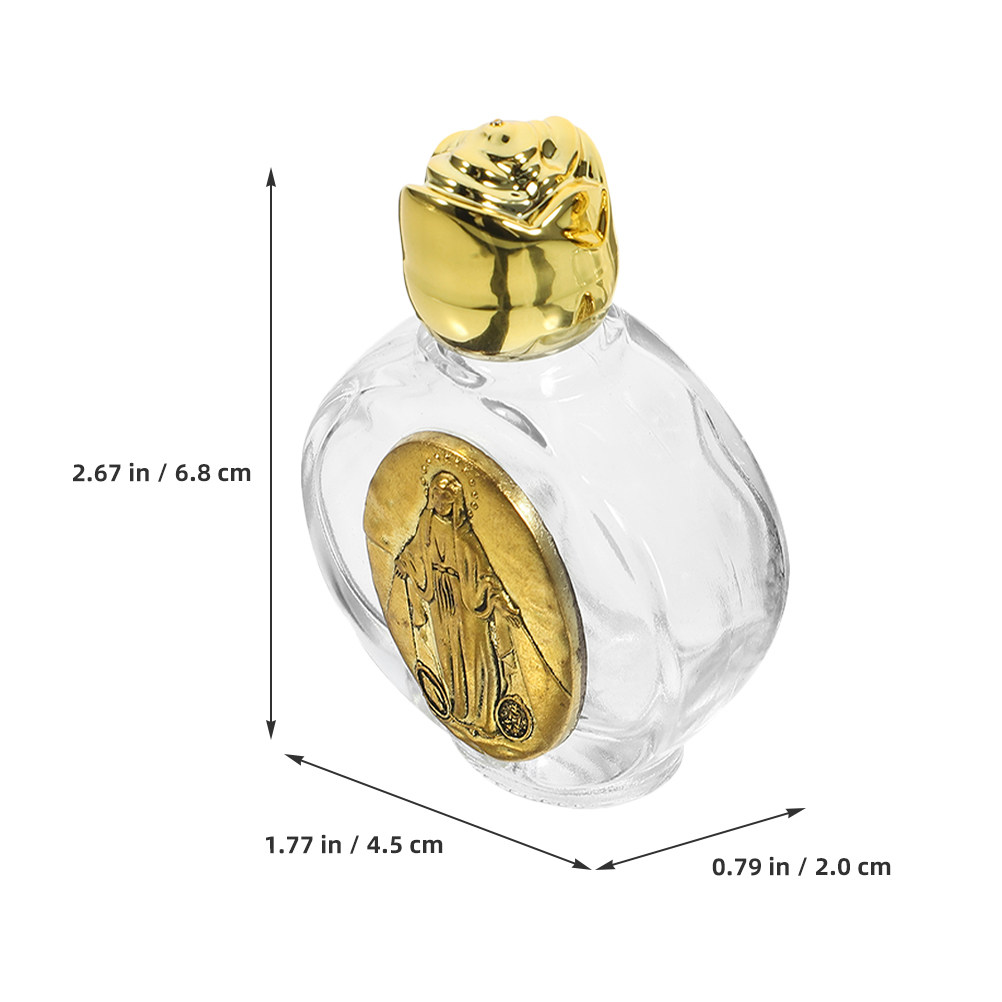 2Pcs Glass Catholic Holy Water - огляд і ціна Perfume Travel Set