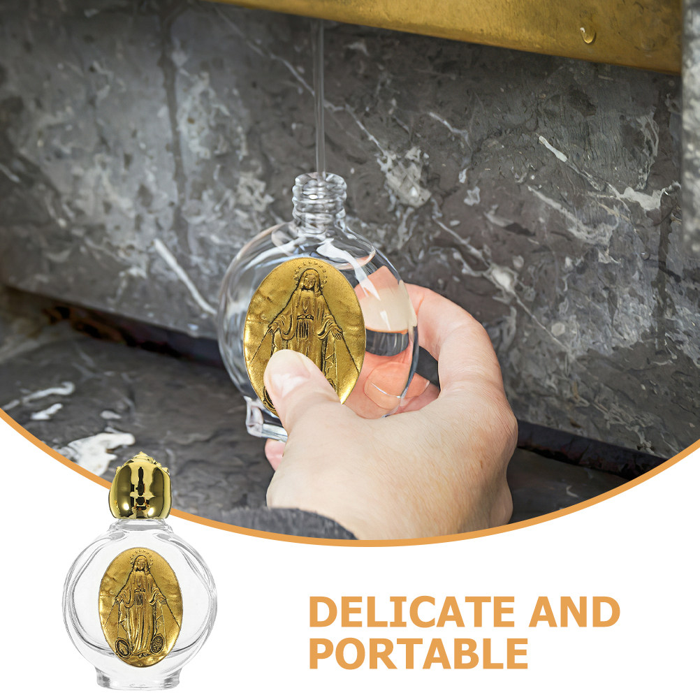 2Pcs Glass Catholic Holy Water - огляд і ціна Perfume Travel Set