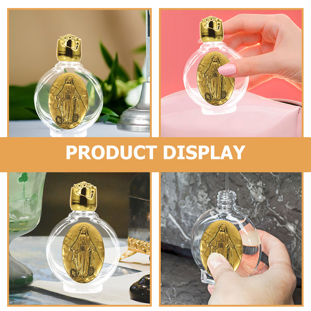 2Pcs Glass Catholic Holy Water - огляд і ціна Perfume Travel Set